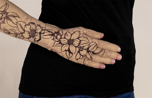 Carolina Beige Gradient Compression Glove